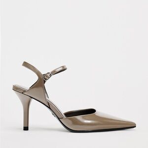 Zara heels with ankle straps for sale